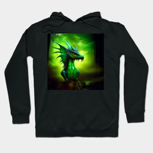 Spiny Green Baby Dragon Hoodie